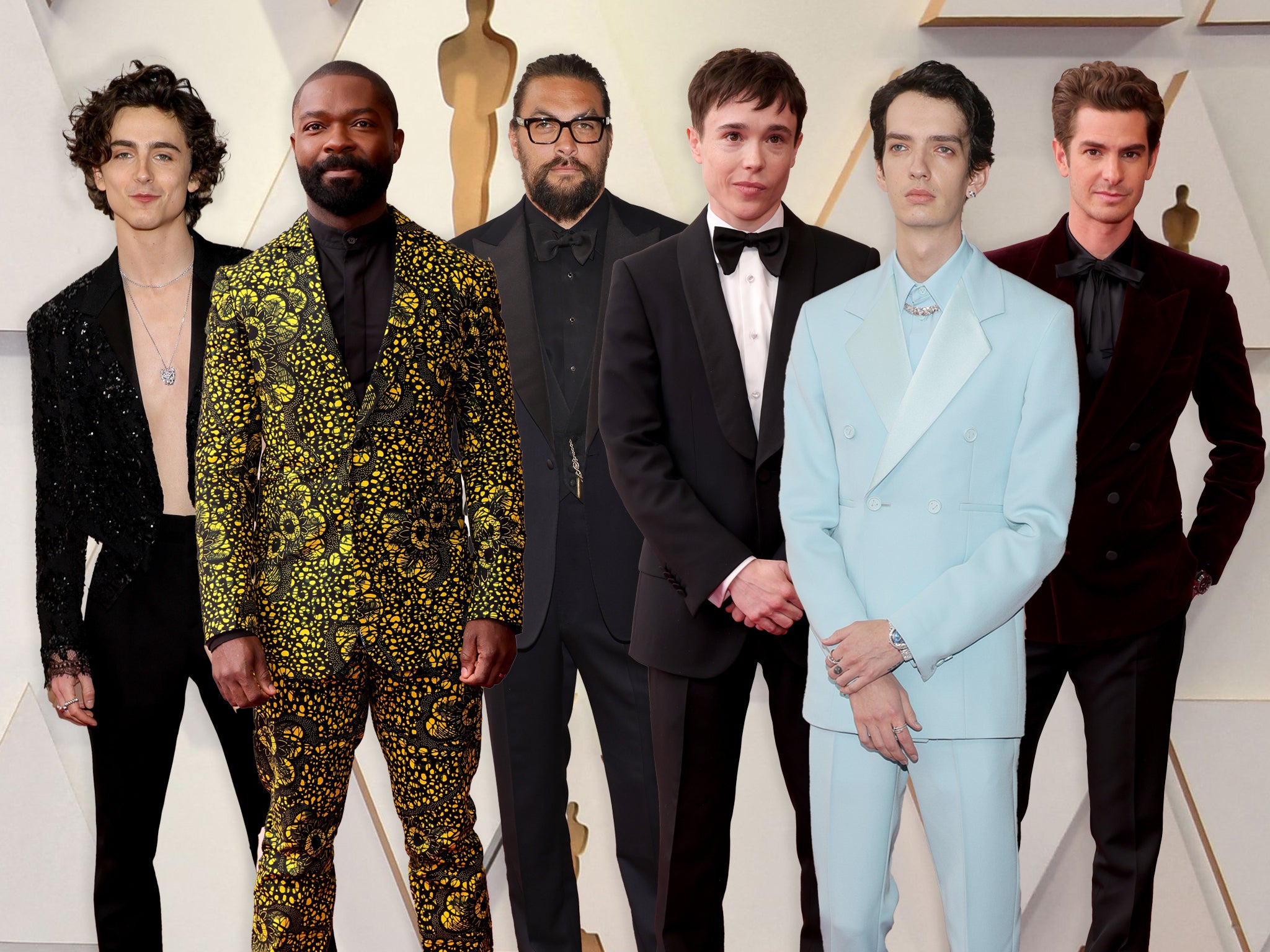 Oscars 2022 The bestdressed men on the Oscars red carpet The